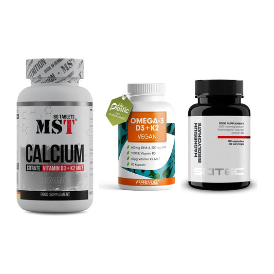 Calcium, Vitamin D & Magnesium: MST Calcium Citrate D3 + 2 weitere – alle enthaltenen Artikel