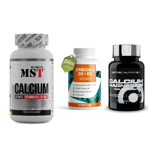 Calcium, Vitamin D & Magnesium: MST Calcium Citrate D3 + 2 weitere – alle enthaltenen Artikel
