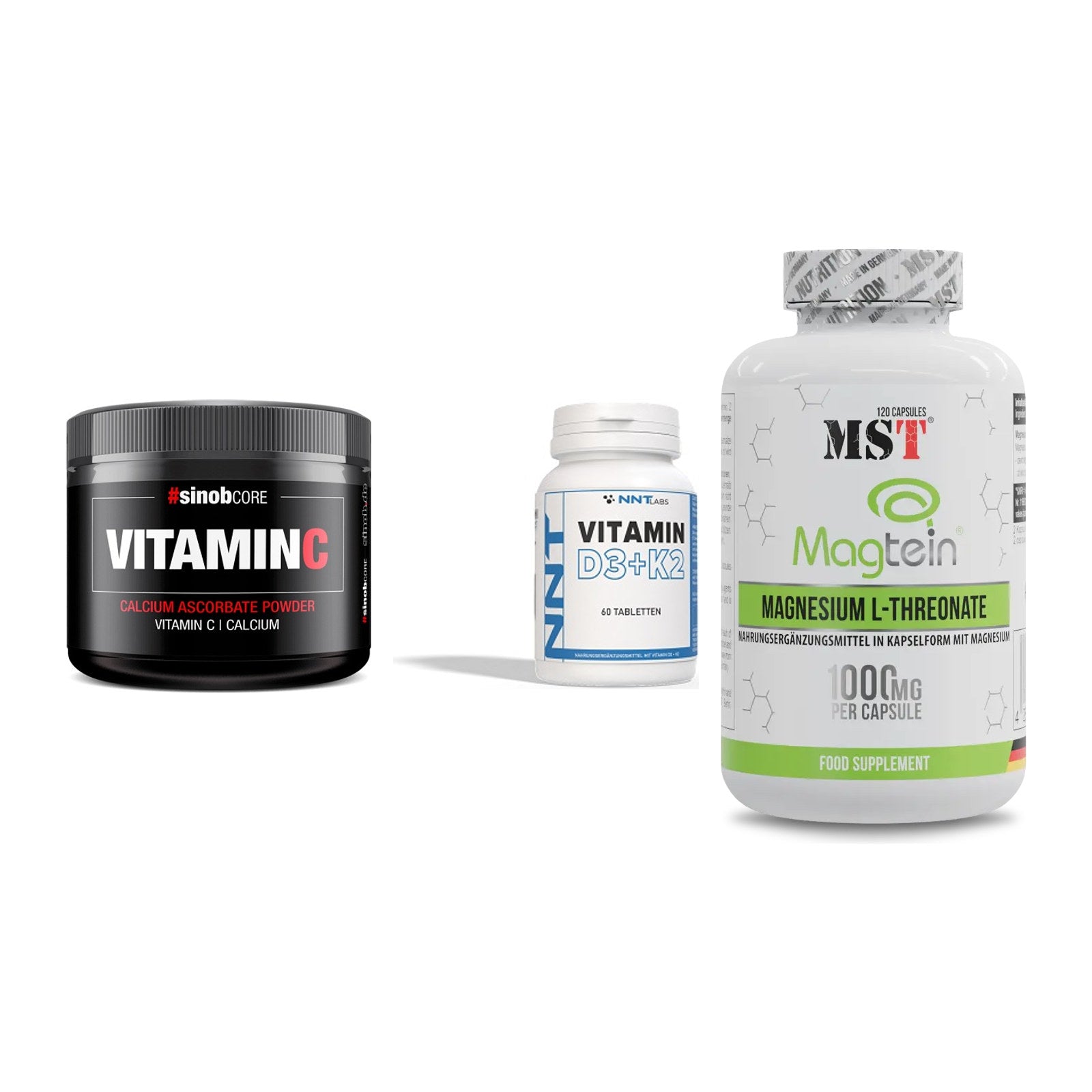 Calcium, Vitamin D & Magnesium: Sinob Vitamin C Calcium + 2 weitere – alle enthaltenen Artikel