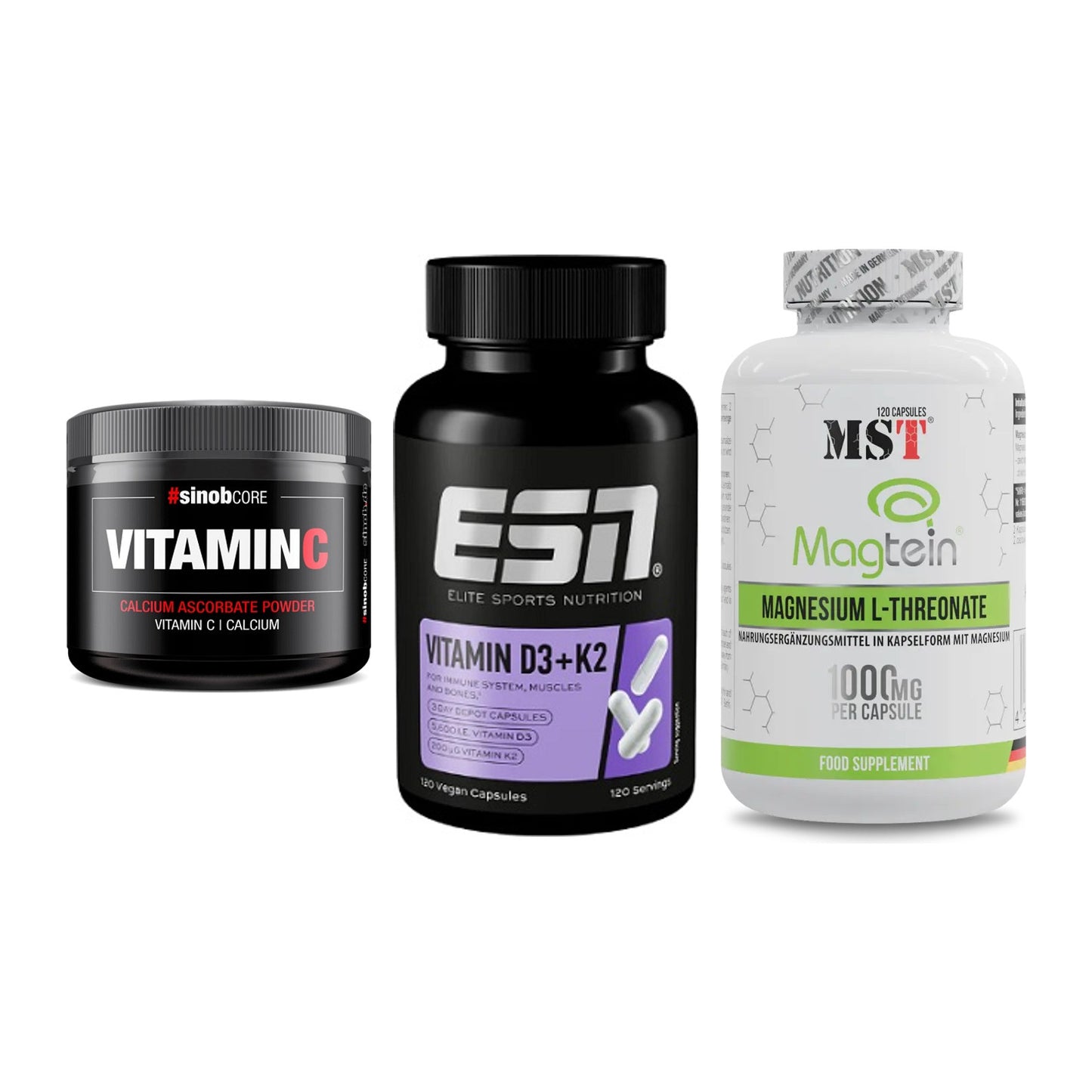 Calcium, Vitamin D & Magnesium: Sinob Vitamin C Calcium + 2 weitere – alle enthaltenen Artikel