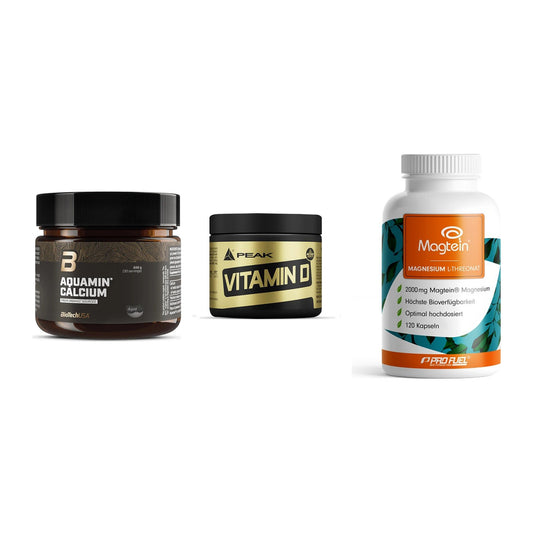 Calcium, Vitamin D & Magnesium: BioTech Aquamin Calcium + 2 weitere – alle enthaltenen Artikel