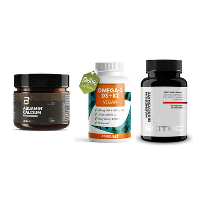 Calcium, Vitamin D & Magnesium: BioTech Aquamin Calcium + 2 weitere – alle enthaltenen Artikel