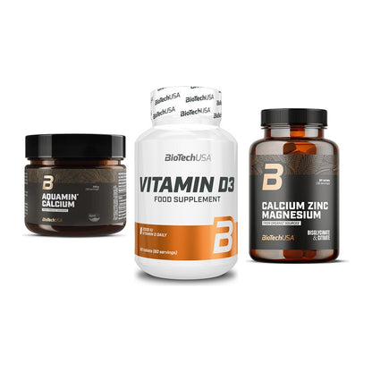 Calcium, Vitamin D & Magnesium: BioTech Aquamin Calcium + 2 weitere – alle enthaltenen Artikel