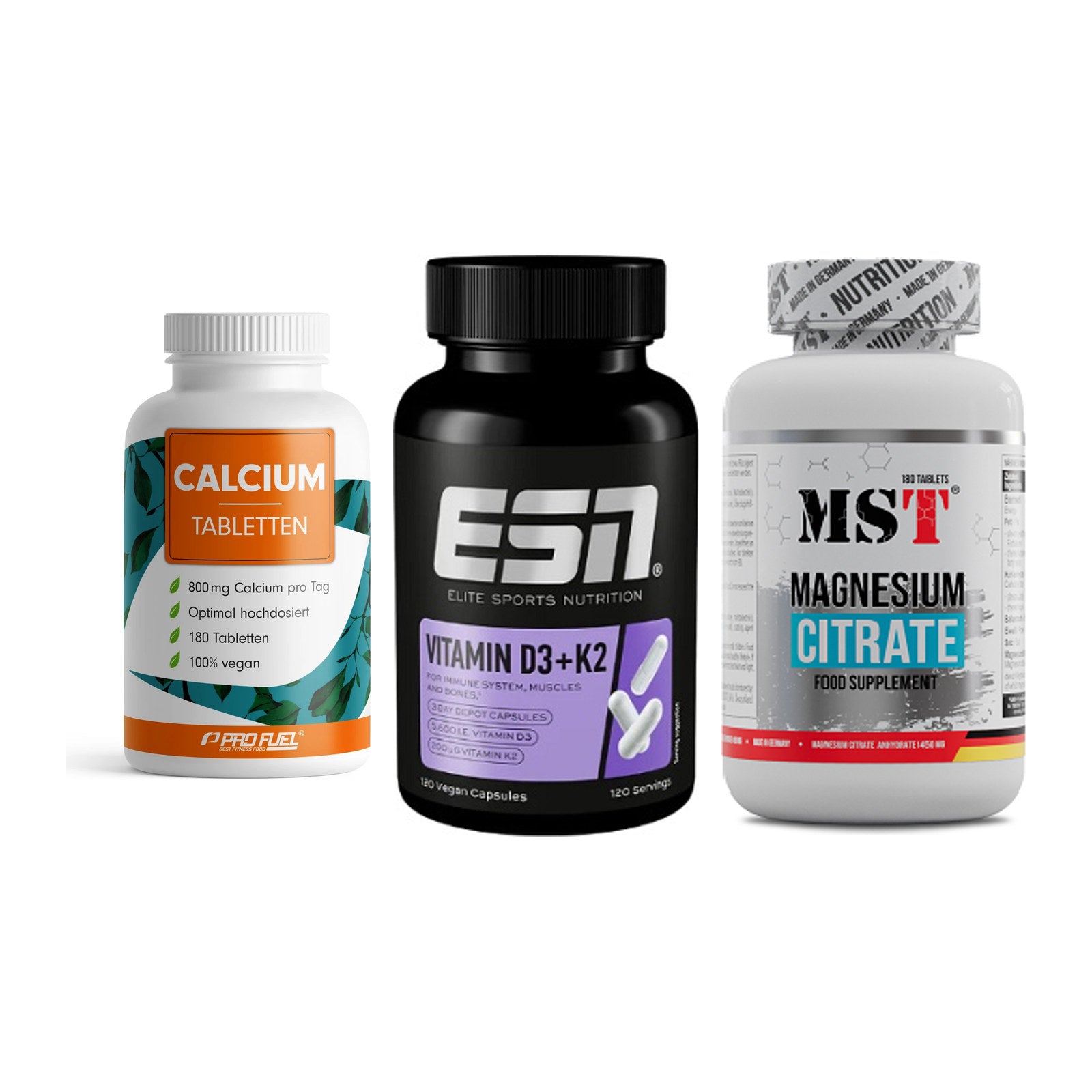 Calcium, Vitamin D & Magnesium: ProFuel Calcium + 2 weitere – alle enthaltenen Artikel