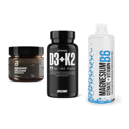 Calcium, Vitamin D & Magnesium: BioTech Aquamin Calcium + 2 weitere – alle enthaltenen Artikel