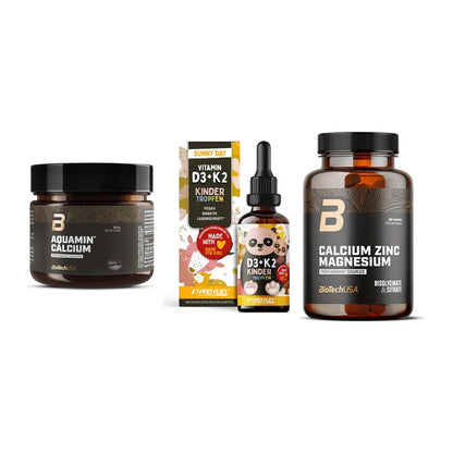 Calcium, Vitamin D & Magnesium: BioTech Aquamin Calcium + 2 weitere – alle enthaltenen Artikel