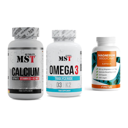 Calcium, Vitamin D & Magnesium: MST Calcium Citrate D3 + 2 weitere – alle enthaltenen Artikel