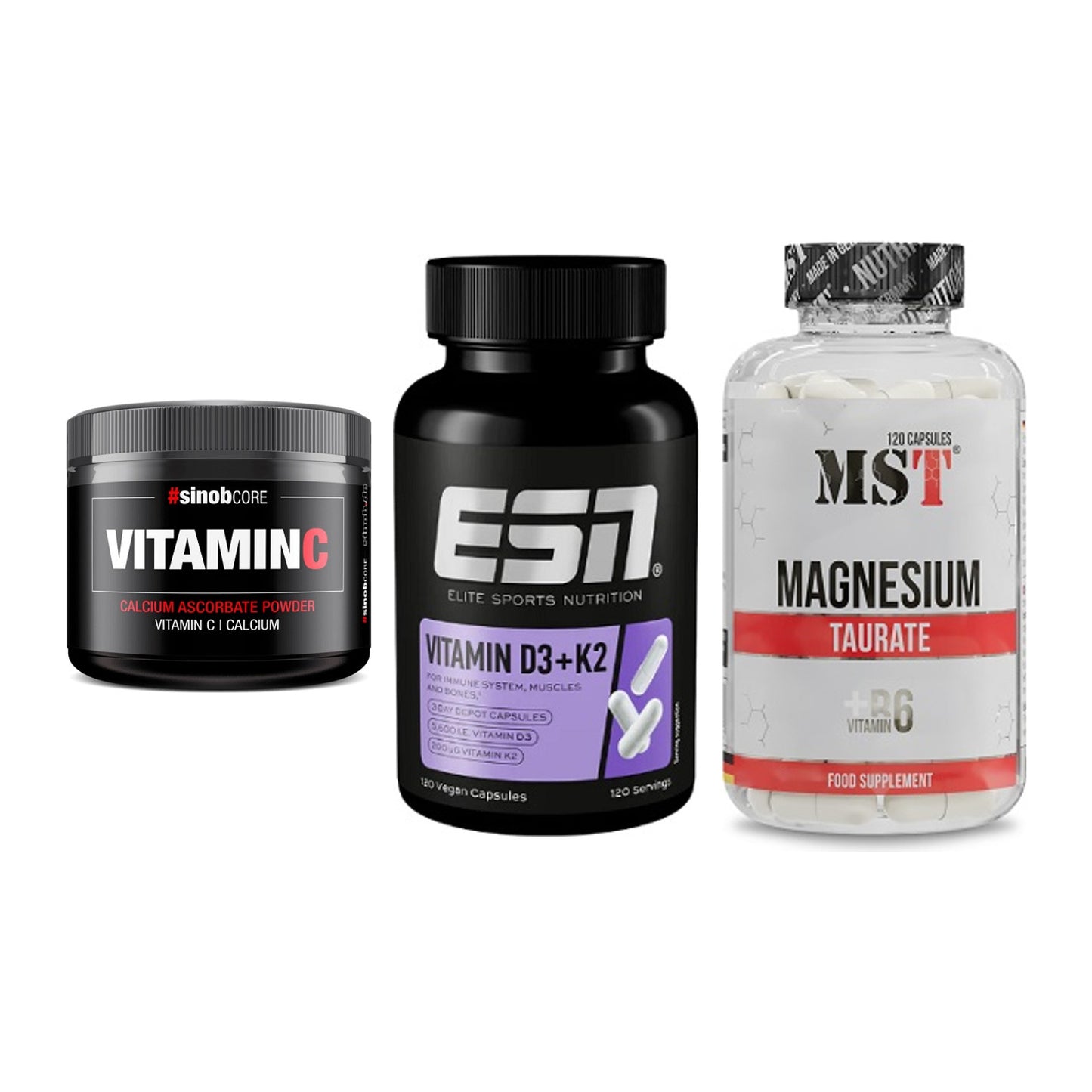 Calcium, Vitamin D & Magnesium: Sinob Vitamin C Calcium + 2 weitere – alle enthaltenen Artikel