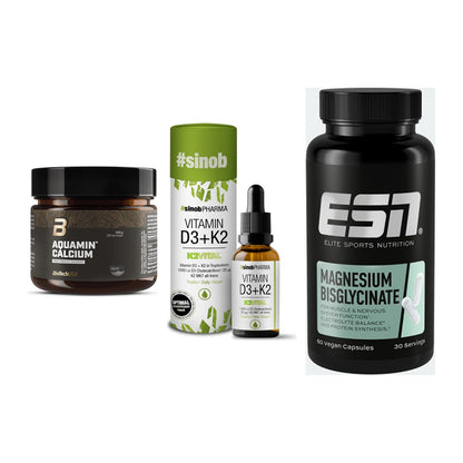 Calcium, Vitamin D & Magnesium: BioTech Aquamin Calcium + 2 weitere – alle enthaltenen Artikel