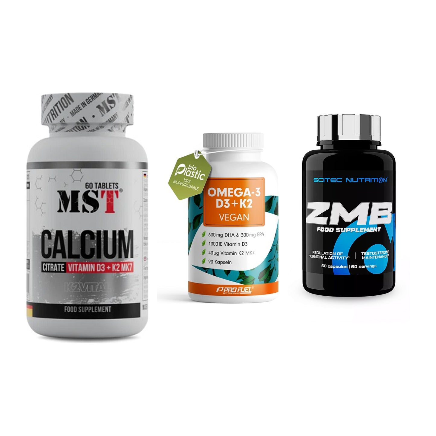 Calcium, Vitamin D & Magnesium: MST Calcium Citrate D3 + 2 weitere – alle enthaltenen Artikel