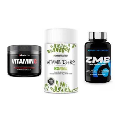 Calcium, Vitamin D & Magnesium: Sinob Vitamin C Calcium + 2 weitere – alle enthaltenen Artikel