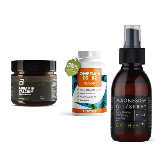 Calcium, Vitamin D & Magnesium: BioTech Aquamin Calcium + 2 weitere – alle enthaltenen Artikel