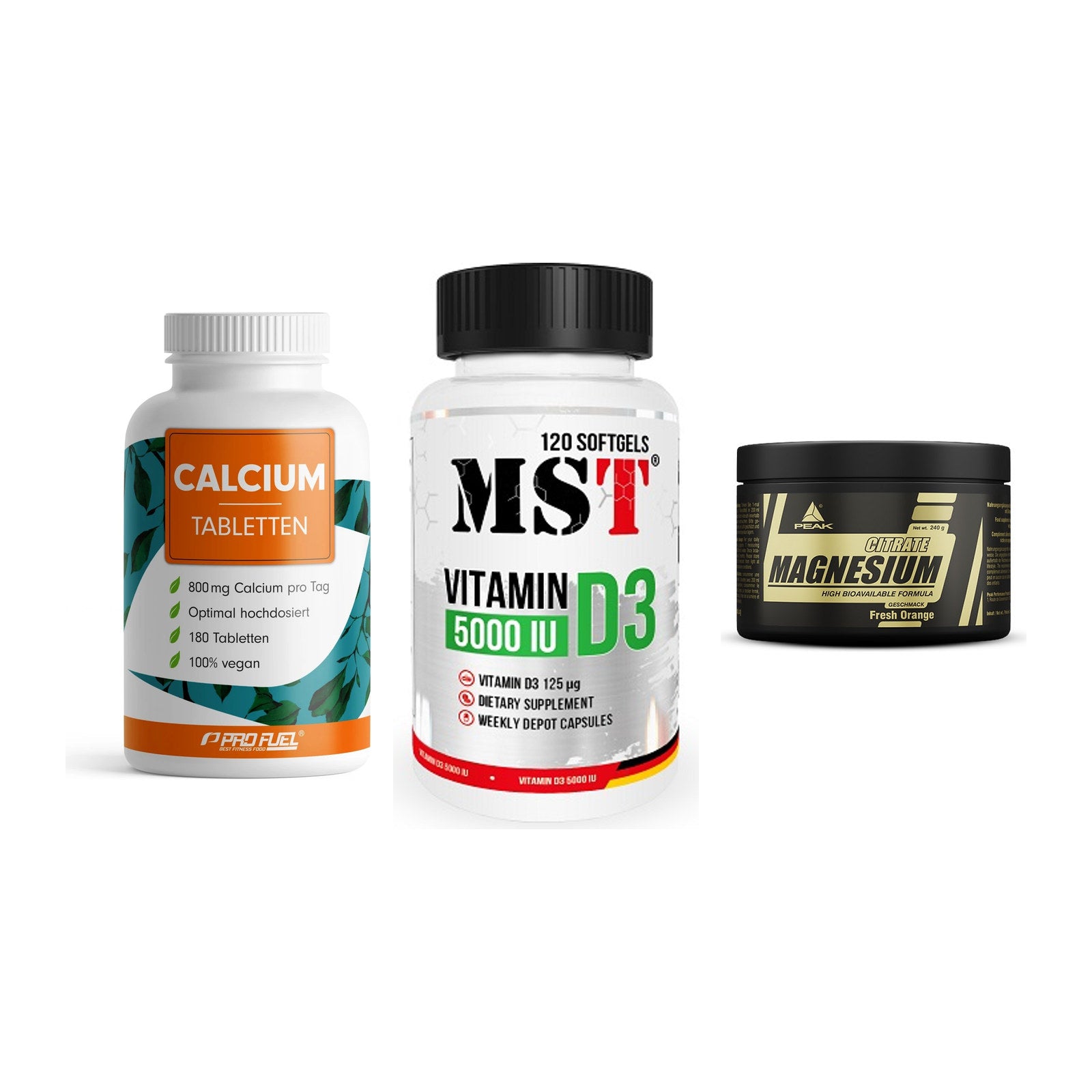 Calcium, Vitamin D & Magnesium: ProFuel Calcium + 2 weitere – alle enthaltenen Artikel