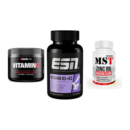 Calcium, Vitamin D & Magnesium: Sinob Vitamin C Calcium + 2 weitere – alle enthaltenen Artikel