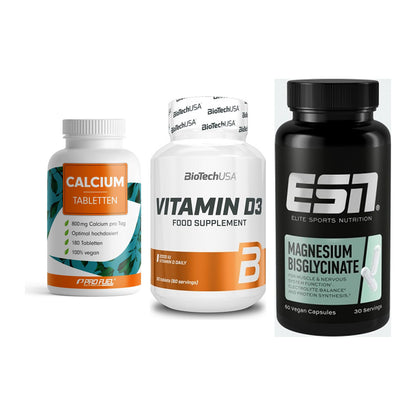 Calcium, Vitamin D & Magnesium: ProFuel Calcium + 2 weitere – alle enthaltenen Artikel