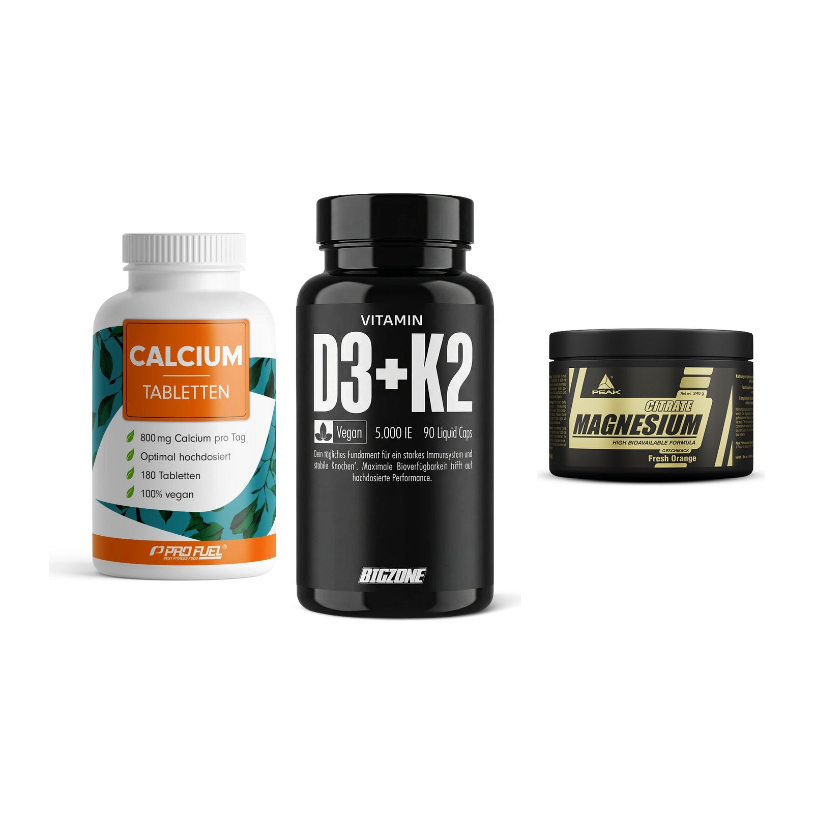Calcium, Vitamin D & Magnesium: ProFuel Calcium + 2 weitere – alle enthaltenen Artikel