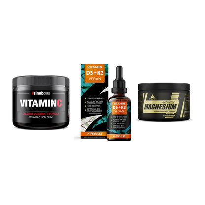 Calcium, Vitamin D & Magnesium: Sinob Vitamin C Calcium + 2 weitere – alle enthaltenen Artikel