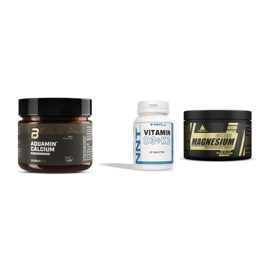 Calcium, Vitamin D & Magnesium: BioTech Aquamin Calcium + 2 weitere – alle enthaltenen Artikel