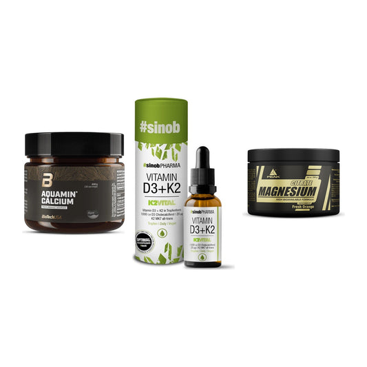 Calcium, Vitamin D & Magnesium: BioTech Aquamin Calcium + 2 weitere – alle enthaltenen Artikel