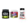 Kraft-Stack: BioTech Creatine + AK47 Labs + MST BCAA 1000 (90 – alle enthaltenen Artikel
