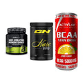 Kraft-Stack: BioTech Creatine + GN Narc Pump 460g + Activlab BCAA – alle enthaltenen Artikel