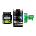 Kraft-Stack: BioTech Creatine + Kevin Levrone + Nocco BCAA Drink – alle enthaltenen Artikel