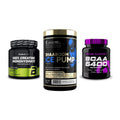 Kraft-Stack: BioTech Creatine + Kevin Levrone + Scitec BCAA 6400 – alle enthaltenen Artikel