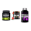 Kraft-Stack: BioTech Creatine + Redcon1 Total War + Scitec BCAA 6400 – alle enthaltenen Artikel