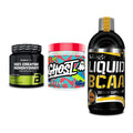 Kraft-Stack: BioTech Creatine + Ghost Legend V4 + BioTech Liquid – alle enthaltenen Artikel