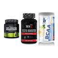 Kraft-Stack: BioTech Creatine + MST Testo Booster + Blackline – alle enthaltenen Artikel