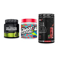 Kraft-Stack: BioTech Creatine + Ghost Legend V4 + MST EAA & BCAA – alle enthaltenen Artikel