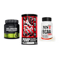 Kraft-Stack: BioTech Creatine + BAD ASS Pump + MST BCAA 1000 (90 – alle enthaltenen Artikel