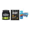 Kraft-Stack: BioTech Creatine + ESN Crank Pump + Nocco BCAA Drink – alle enthaltenen Artikel