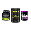 Kraft-Stack: BioTech Creatine + GN Narc Pump + Scitec EAA Xpress – alle enthaltenen Artikel