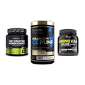 Kraft-Stack: BioTech Creatine + Kevin Levrone + Olimp Amino EAA – alle enthaltenen Artikel