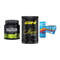 Kraft-Stack: BioTech Creatine + GN Narc Pump + Nocco BCAA Drink – alle enthaltenen Artikel