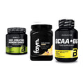 Kraft-Stack: BioTech Creatine + Fayn. Ultrapump + BioTech BCAA+B6 – alle enthaltenen Artikel