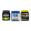 Kraft-Stack: BioTech Creatine + Applied Nutrition + BioTech BCAA Zero – alle enthaltenen Artikel