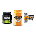 Kraft-Stack: BioTech Creatine + Scitec Jumbo + Nocco BCAA Drink – alle enthaltenen Artikel