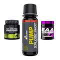 Kraft-Stack: BioTech Creatine + Olimp Pump Xplode + Scitec EAA Xpress – alle enthaltenen Artikel