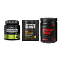 Kraft-Stack: BioTech Creatine + ESN Crank Pump + Body Attack – alle enthaltenen Artikel