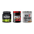 Kraft-Stack: BioTech Creatine + Scitec Hot Blood + MST BCAA Huge 200 – alle enthaltenen Artikel