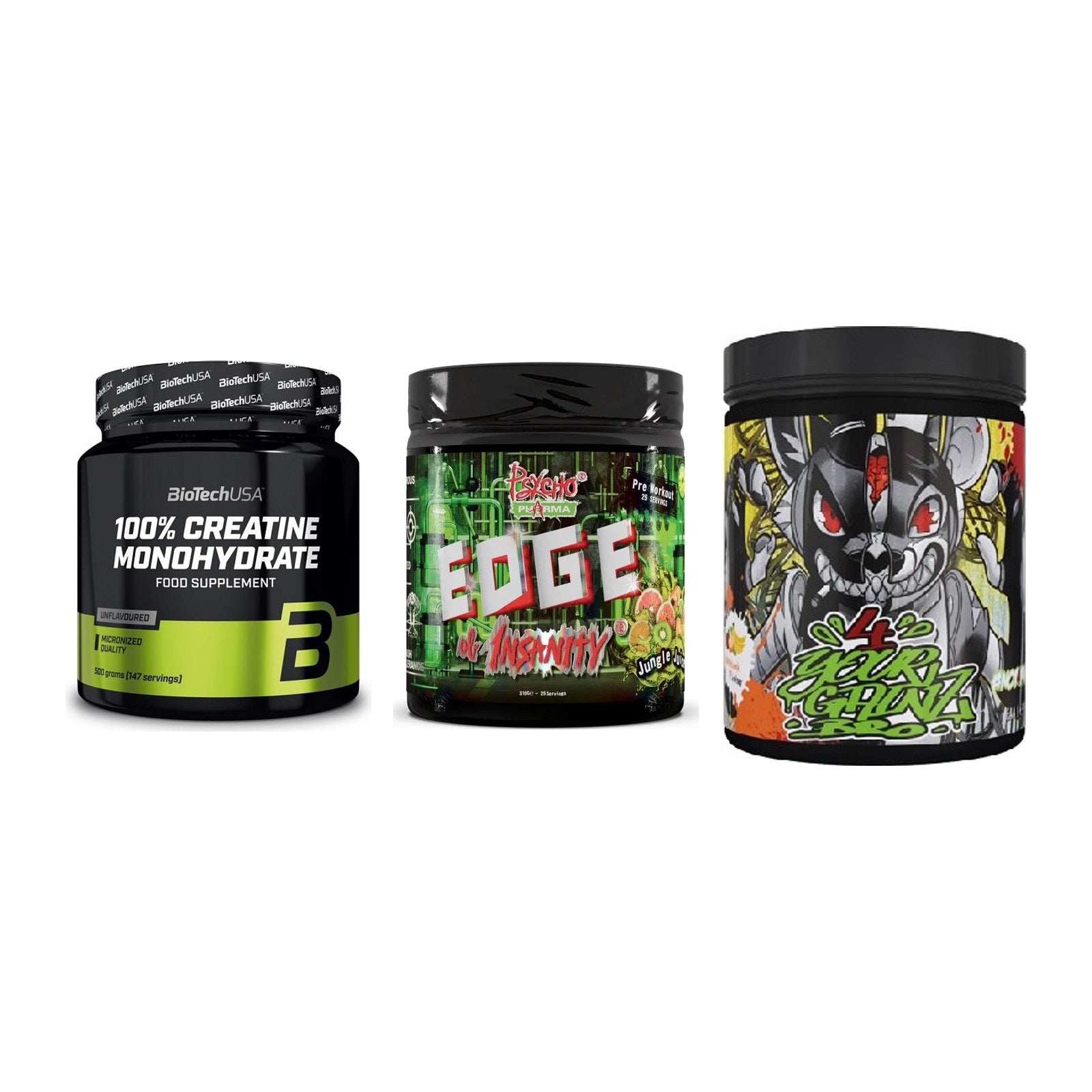 Kraft-Stack: BioTech Creatine + Psycho Pharma + BPS-Pharma EAA´s – alle enthaltenen Artikel