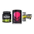 Kraft-Stack: BioTech Creatine + Genius Nutrition + Nocco BCAA Drink – alle enthaltenen Artikel