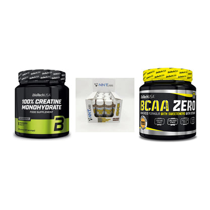 Kraft-Stack: BioTech Creatine + NNT Extreme + BioTech BCAA Zero – alle enthaltenen Artikel