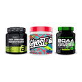 Kraft-Stack: BioTech Creatine + Ghost Legend V4 + Scitec BCAA – alle enthaltenen Artikel