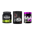 Kraft-Stack: BioTech Creatine + Peak EPIC Pump + Scitec EAA Xpress – alle enthaltenen Artikel