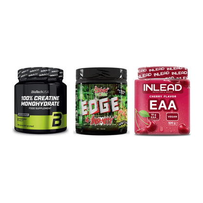 Kraft-Stack: BioTech Creatine + Psycho Pharma + INLEAD EAA – alle enthaltenen Artikel