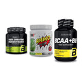 Kraft-Stack: BioTech Creatine + MST Amino Pump + BioTech BCAA+B6 – alle enthaltenen Artikel