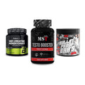 Kraft-Stack: BioTech Creatine + MST Testo Booster + Big Zone Bulletpr – alle enthaltenen Artikel
